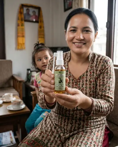 आमा स्प्रे बोतलसहित